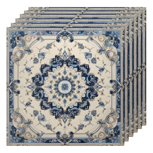 Servilletas de Tela Multicolor 50.5x50.5 cm Pack 6 miniatura 1