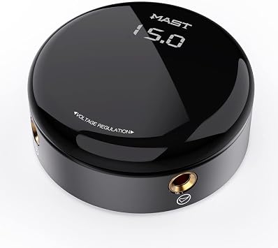 Mast Tattoo Power Supply, Halo2 Circle Digital Display Voltage, One Touch Easy Use for Tattoo Machine