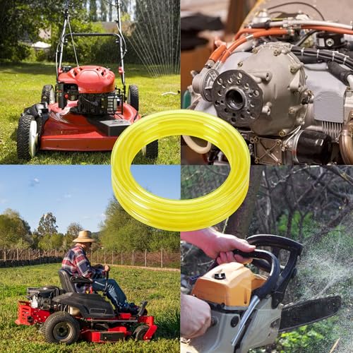 YGQ Benzinschlauch Set 5 Größen PU Kraftstoffschlauch Kraftstoffleitung für Kettensäge Rasenmäher Laubbläser Hochdruckreiniger Kleinmotoren (1M)