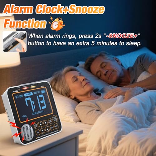 Image of NOAA Weather Alert Radio for Home - S.A.M.E. Localized Programming, 23 Country Codes & 75+ Emergency Alerts NOAA Weather Radio with Battery Backup External Antenna and Warning Light for Home