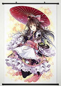 Touhou Project Wall Scroll Poster Fabric Painting For Anime Reimu Hakurei 1316 L