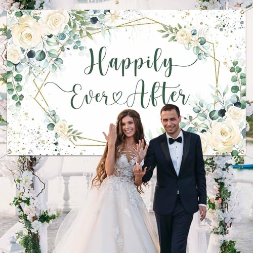 Fondo fotográfico para boda y fiesta temática verde miniatura 2