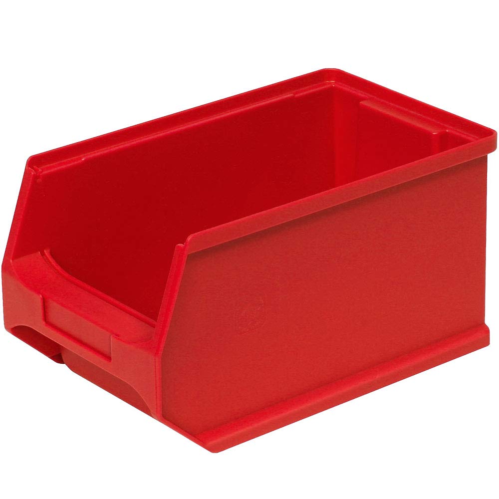 Lot de 40 boîtes de rangement industrielles de qualité industrielle, 2 tailles, 20 x LB5 bleu, 20 x LB4 rouge