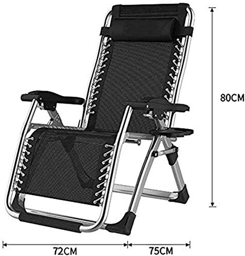 Chaises inclinables de patio pliantes avec structure basculante ergonomique - 3