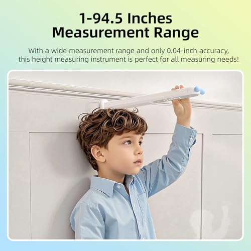 Umimile Portable Height Measurement for Kids- Handheld Cordless Infrared Stadiometer Device for Kids and Adults, Digital Height Measurement Tool Scale 240 cm / 94.5 inches (Blue) by Umimile - Image 5