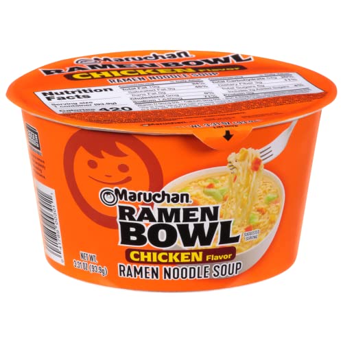 Maruchan Chicken Bowl Ramen Vegetables 12-Pack