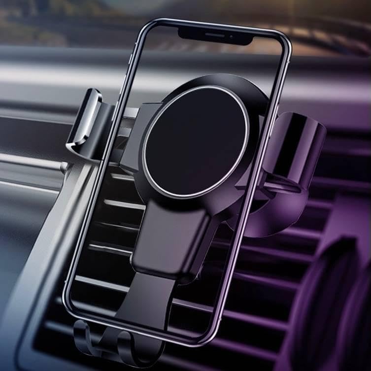 Miniatura 3 de BoxWave Car Mount Compatible with Huawei Watch Buds - X-Switch Car Mount, Air Vent Mounted Car Mount Simple Minimal - Jet Black