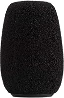 Vista 2 de Shure ACVG4WS-B - Parabrisas de espuma negra para micrófonos de condensador de cuello de cisne central (contiene cuatro)