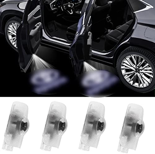 4 PCS LED Car Door Lights Logo Projector Compatible for Highlander/Camry/Prius/Sienna/Tundra/Venza/4 Runner/Corolla/Alphard/Reiz/Crown/Sequoia /,3D Car Welcome Projector Lights