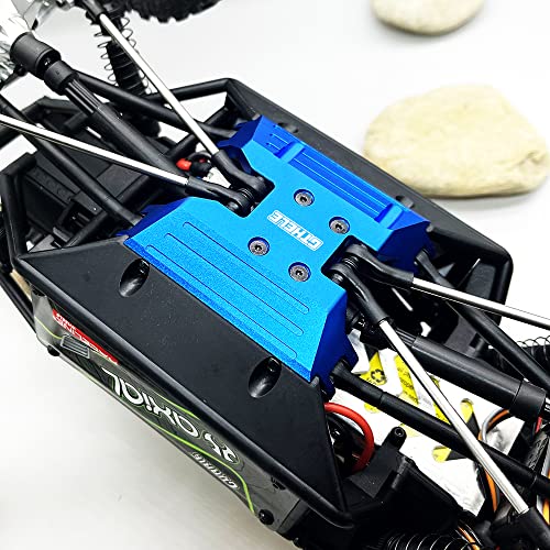 GTHELE Aluminum Chassis Skid Plate for Axial UTB18 Capra 4WD 1/18 Trail Buggy Upgrade Part (Dark Blu