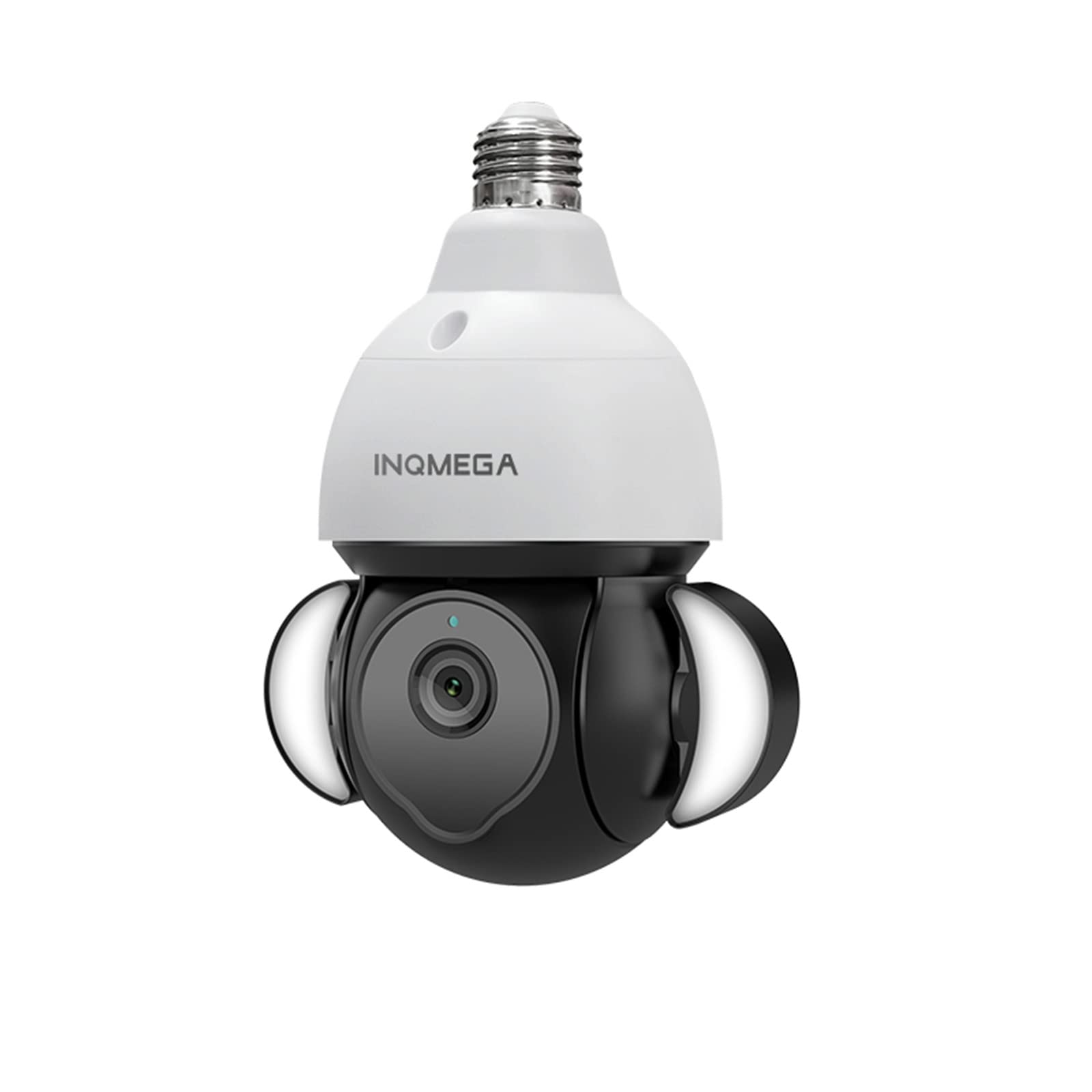 Ampoule De Caméra De Sécurité Tuya, Caméra Wifi 5MP HD PTZ Avec Vision Nocturne Pleine Lumière Suivi Automatique De Conversation Bidirectionnelle Pour Vidéosurveillance Intérieure