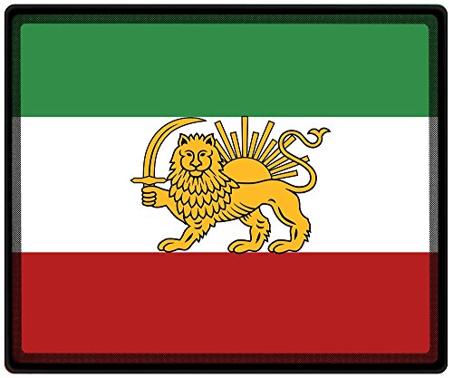 Markenlabel Tapis de souris avec motif – L'Iran drapeau Football Chaussures de Football – Superdrift – Taille env. 24 x 20 cm