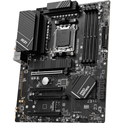 Image of MSI PRO B650-P WiFi ProSeries Motherboard (AMD AM5, ATX, DDR5, PCIe 4.0, M.2, SATA 6Gb /s, USB 3.2 Gen 2, HDMI /DP, Wi-Fi 6E, AMD Ryzen 7000 Series Desktop Processors)