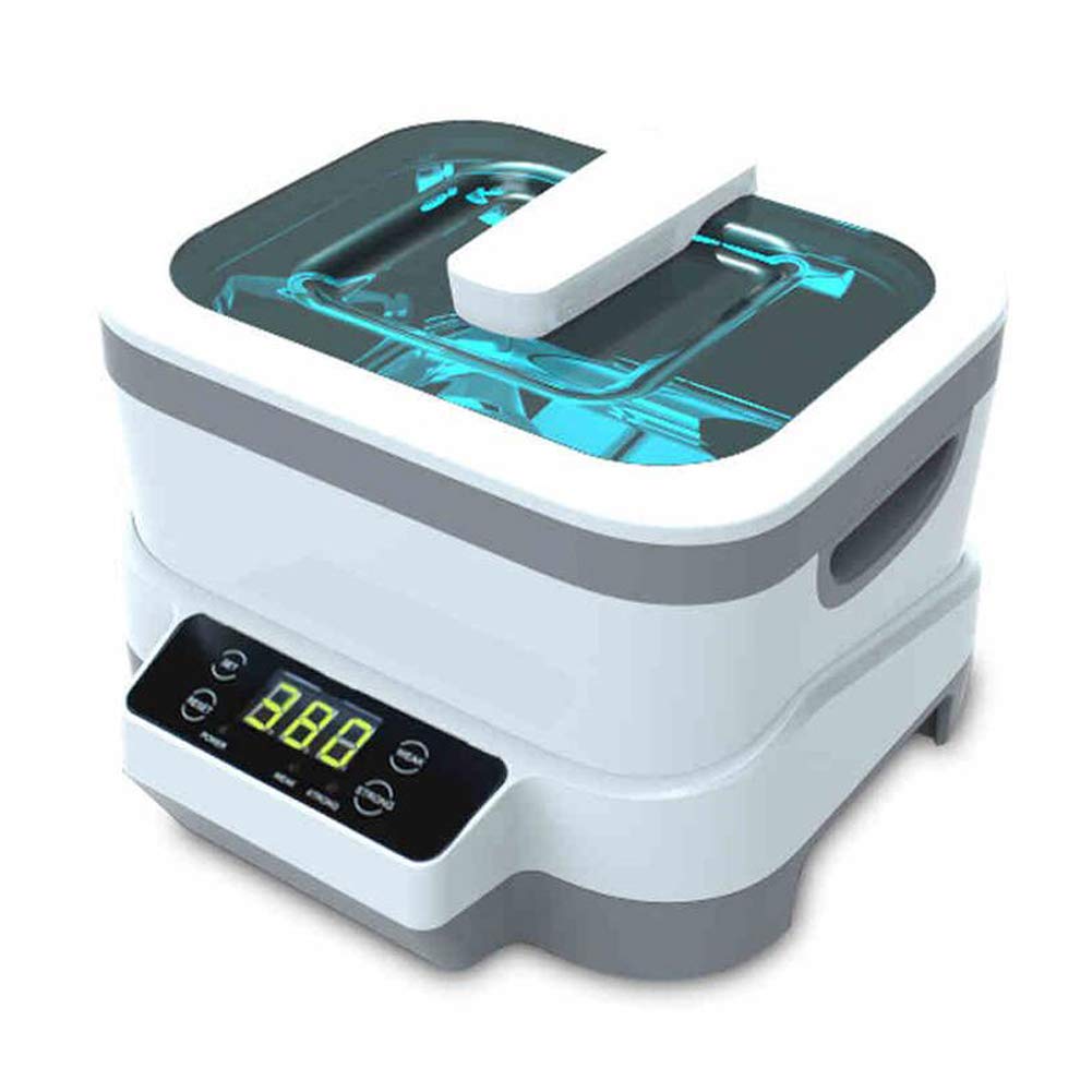 Toplionace Limpieza Ultrasónica de Tipo Dividido M Gafas Joyas Limpiador de Relojes 220V 1.2L JP-1200