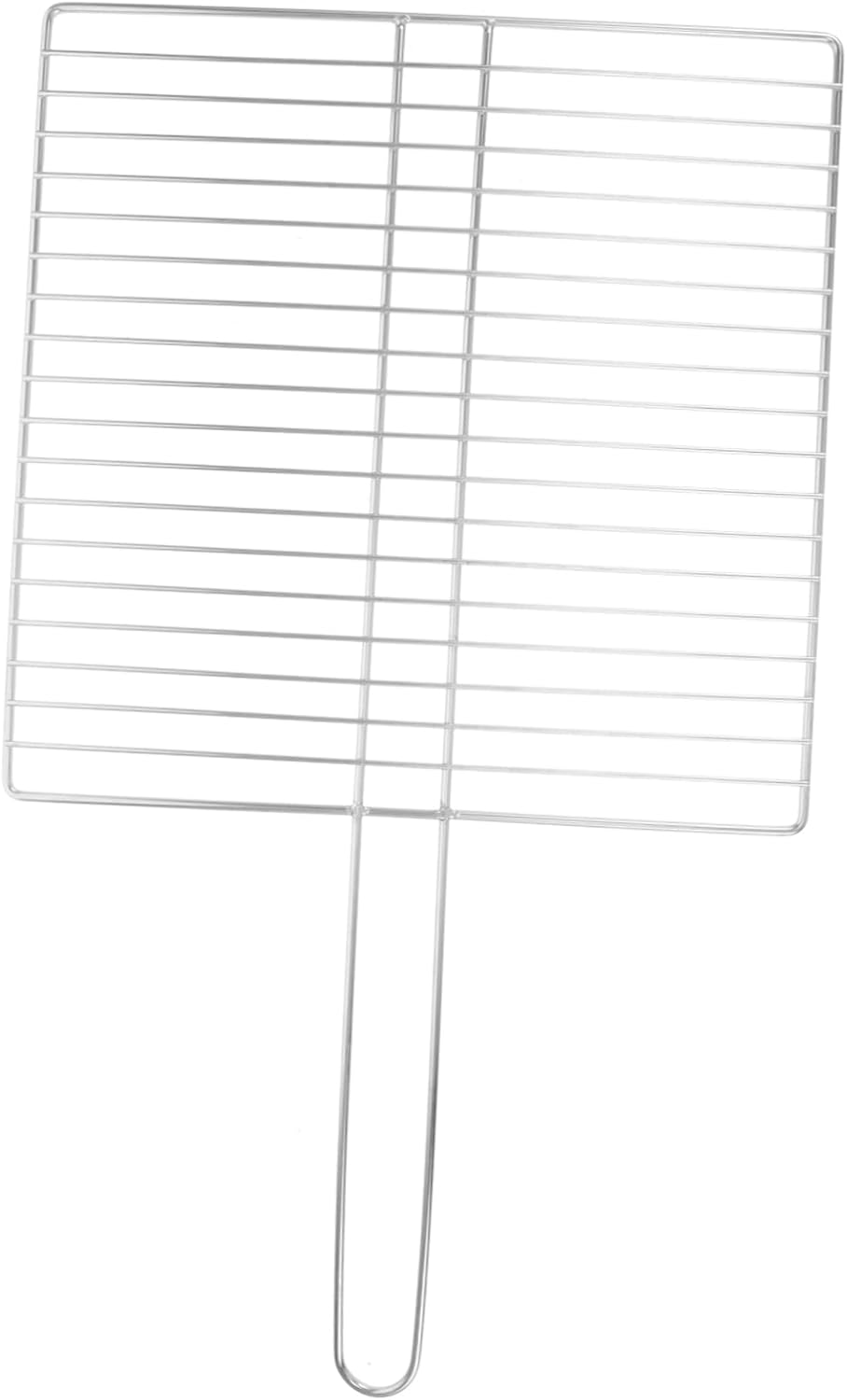 Heavy-duty Fish Grilling Rack Ergonomic Handle for Bbq Metal Mesh Grill Net for Vegetables Meat and Fish for Outdoor Cooking and Camping