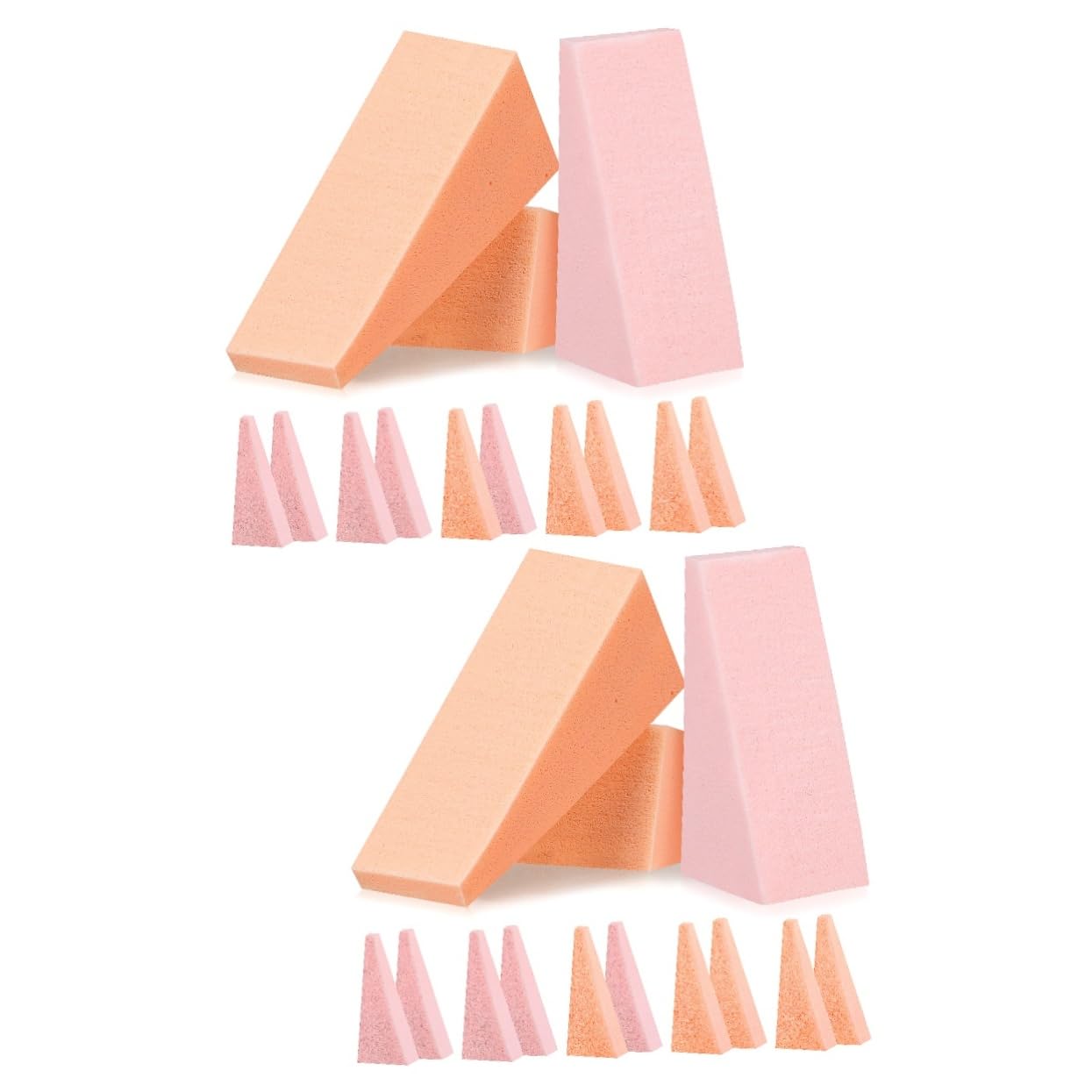 POPETPOP 192stücke Teiliges Make-up Schwammset Multifunktionale Schwämme Für Foundation Creme Und Puder Hohe Elastizität Für Präzise Anwendung Und Verschiedene Kosmetikanwendungen