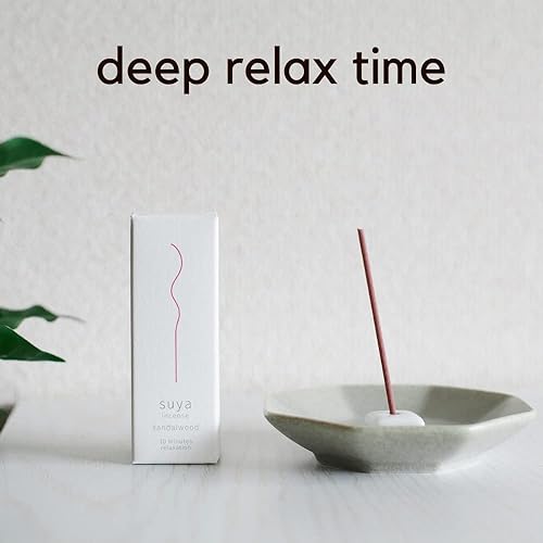 Miniatura 4 de Suya - Sandalia japonesa de incienso de madera con soporte de 30 piezas, palo 10 minitus rerax