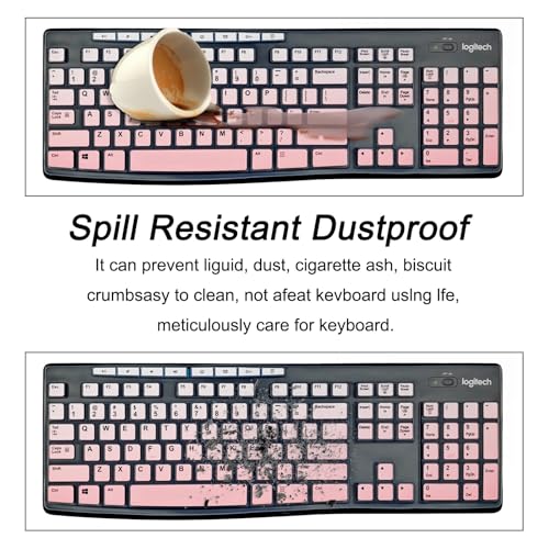 Protector de Teclado de Silicona para Logitech K200 K260 K270 miniatura 5