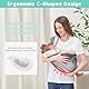 Babytragetücher GUICHENO Babytrage Seitlich Mesh Atmungsaktiv, Einstellbar Babytrage Seitlich, Tragbare Babytrage, 3D Mesh Atmungsaktiv Kleinkind Trage Ergonomisch für Babys von 0 bis 36 Monaten