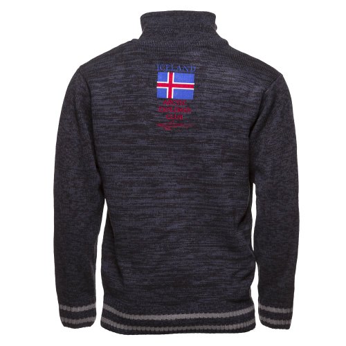 ICEWEAR Thor Men's Sweater 100% Acrylic Scandinavian Style Quarter Zip Light and Comfortable Long Sleeve Outdoor Sweater2