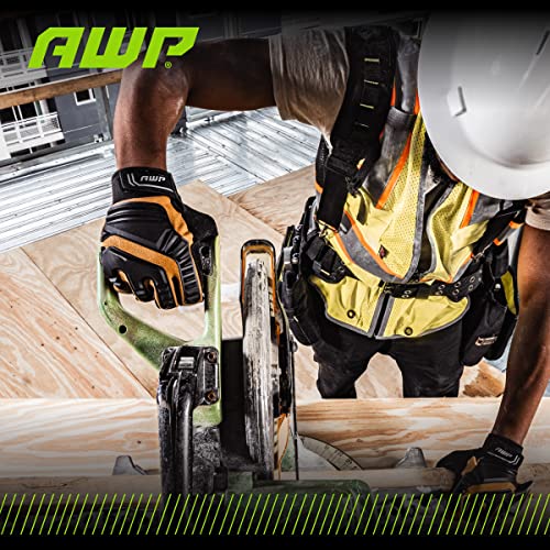 Awp Duck Canvas Max Impact Work Gloves For Men And Women, Abrasion Resistant, Large Brown #TOP4