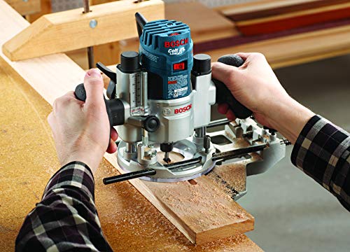 Bosch Guia De Borda De Roteador Deluxe Com Capô De Extração De Poeira E Adaptador De Mangueira A Vác