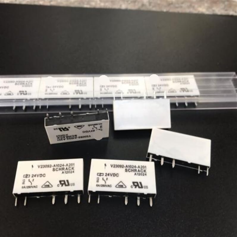 Relais 24V V23092-A1024-A201 DC 6A 250VAC à 5 broches pour circuit imprimé