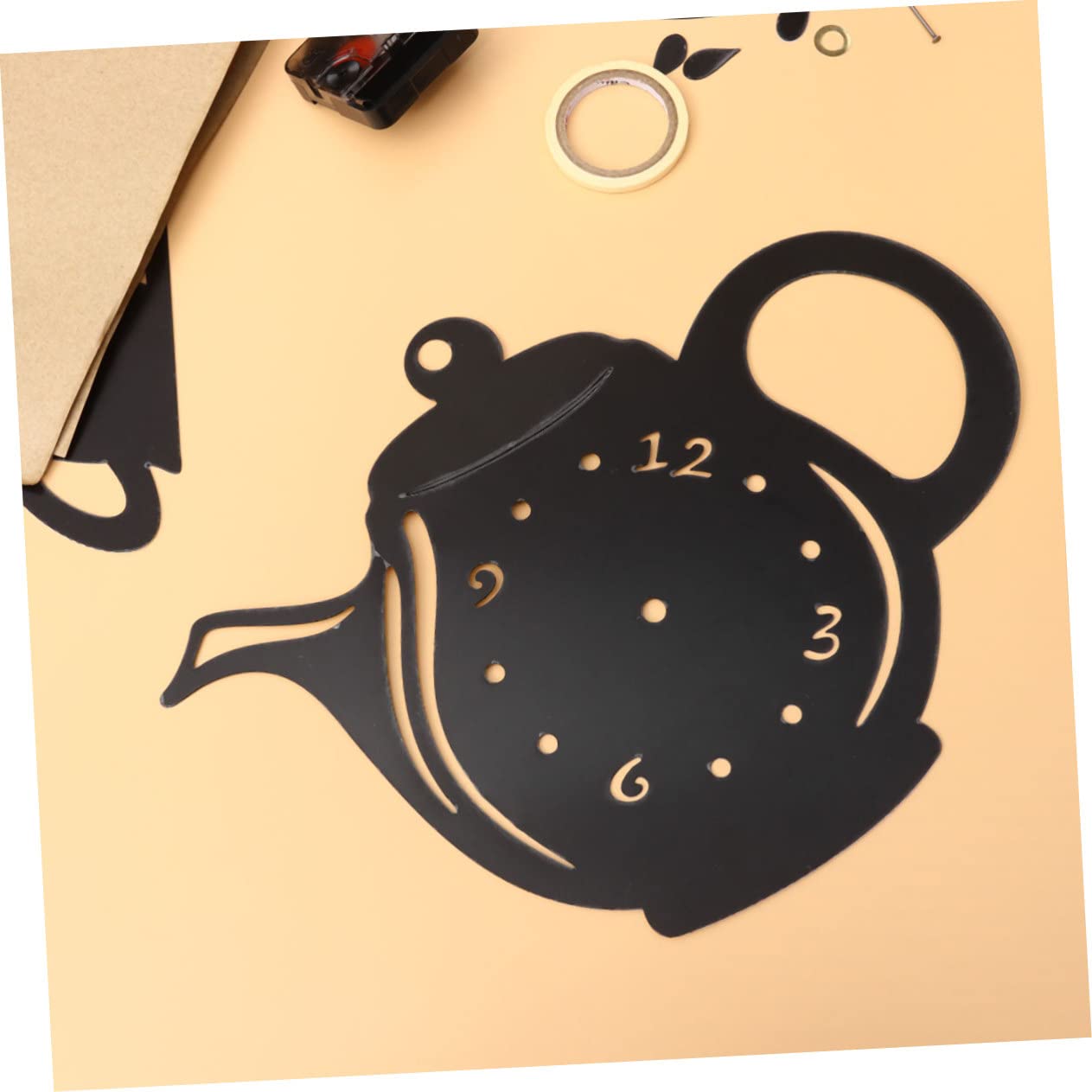 2 pezzi Reloj De Pared Orologio da parete digitale per la decorazione domestica di arte Orologio da parete Decorazioni per la casa per la casa Vassoi di cenere con coperchi Orologi da parete digitali