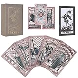 Leapblue Original Tarot-Cards with-Guidebook for-Beginners - Waterproof PVC Holographic 78 Classic...