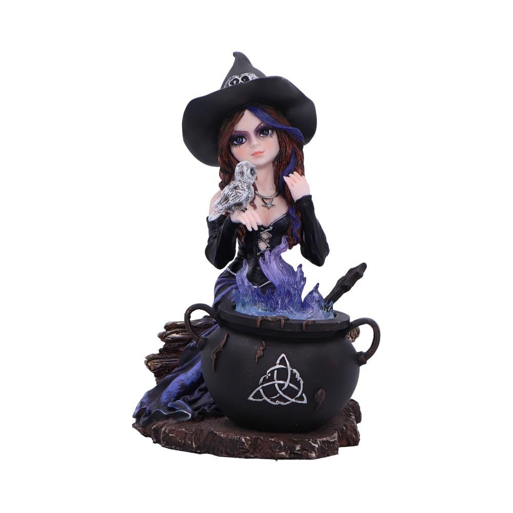 Nemesis Now Spellcasting Witch Figurine, Mystical Witchy Decor, Hand-Painted - Alvina