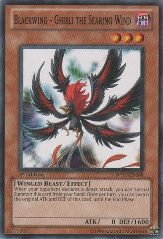 Yu-Gi-Oh! - Blackwing - Ghibli The Searing Wind (DP11-EN008) - Duelist Pack 11: Crow - 1st Edition - Common