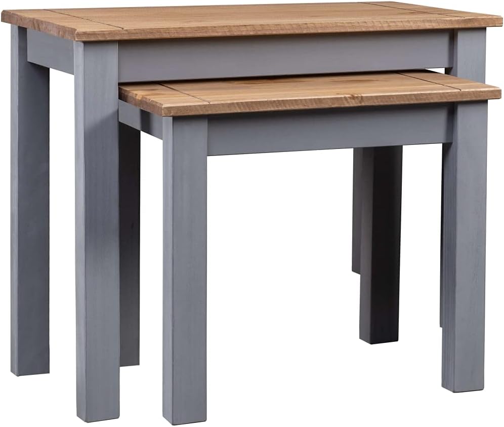 Nesting Table(Gray and natural)
