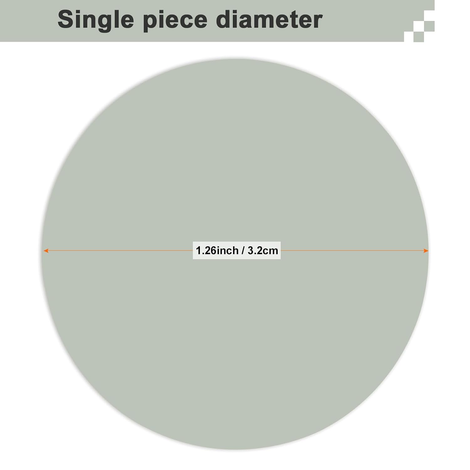 UHARBOUR Diamond Lapping Microfinishing Film 5 Micron 1.26 inch, 5 Micron Diamond Lapping Film with PSA Backing, for Polishing Automotive Finish, Optical Fiber Connector and Sharpening Kinfe(10 Pack)