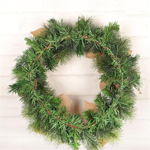 Couronne de noël résistante pour porte et extérieur sans flétrir - 5