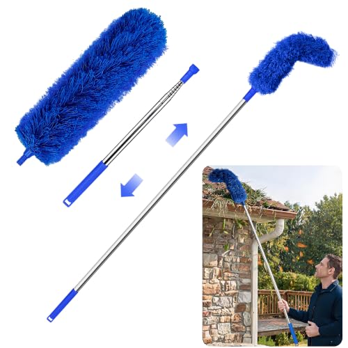 Blue Adjustable Rain Gutter Cleaner