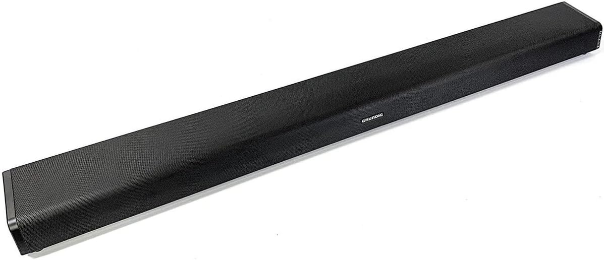 Grundig DSB 2000 Dolby Atmos Soundbar Mit Subwoofer, Slim Design, 2.1 Kanal Dolby Atmos, 280 Watt Max. Musikleistung (120 Watt RMS), Bluetooth 4.2, HDMI (ARC), Optischer Und Coaxial Eingang, Schwarz