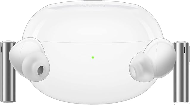realme Buds Air 3 سماعات أذن لاسلكية ، إلغاء الضوضاء النشطة ، سائق تعزيز باس ديناميكي 10 مم ، حتى 30 ساعة وقت اللعب ، IPX5 مقاومة الماء