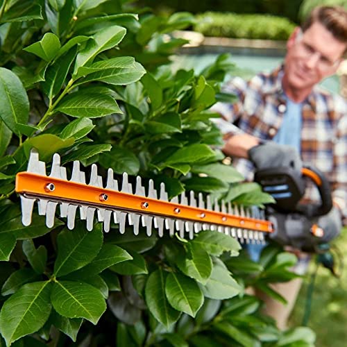 WORX WG261E.9 Akku-Heckenschere – Hecken- und Strauchschere mit 44 cm Schwertlänge – 16mm Zahnabstand – Ideal für hohe Hecken – leicht & kompakt – PowerShare kompatibel – ohne... – Bild 6
