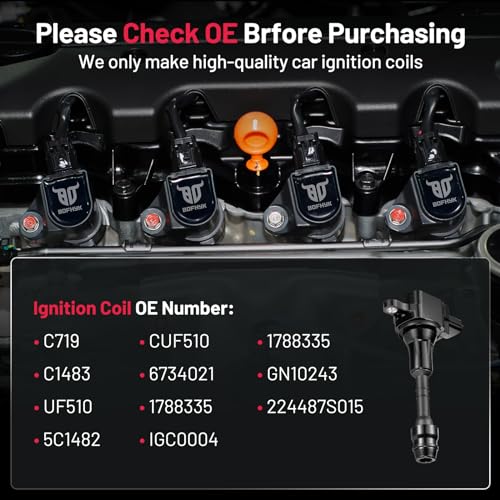 Image of BDFHYK Ignition Coil Pack UF510 for INFINITI QX56