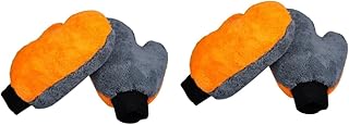 SUPVOX 2 Peças Par De Suprimentos De Limpeza De Carro Luvas De Lavagem Para Lavagem De Carro Luva De Lavagem De Carro Suprimentos De Limpeza Para Carros Luvas De Limpeza Luva De Carro