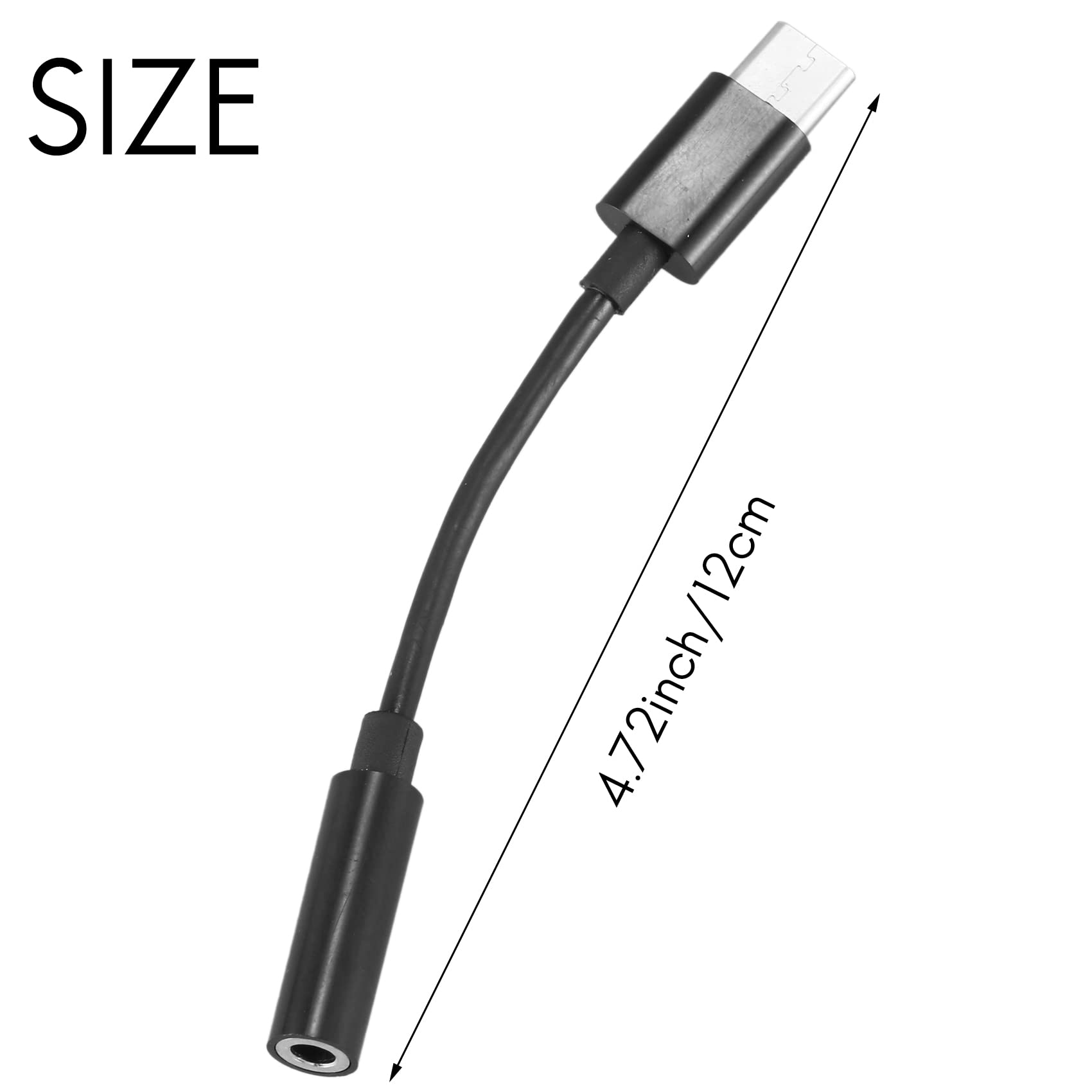 LQIESDD Adattatore Jack per Cuffie da USB C a 3,5 ,Convertitore per Auricolari Audio Digitale