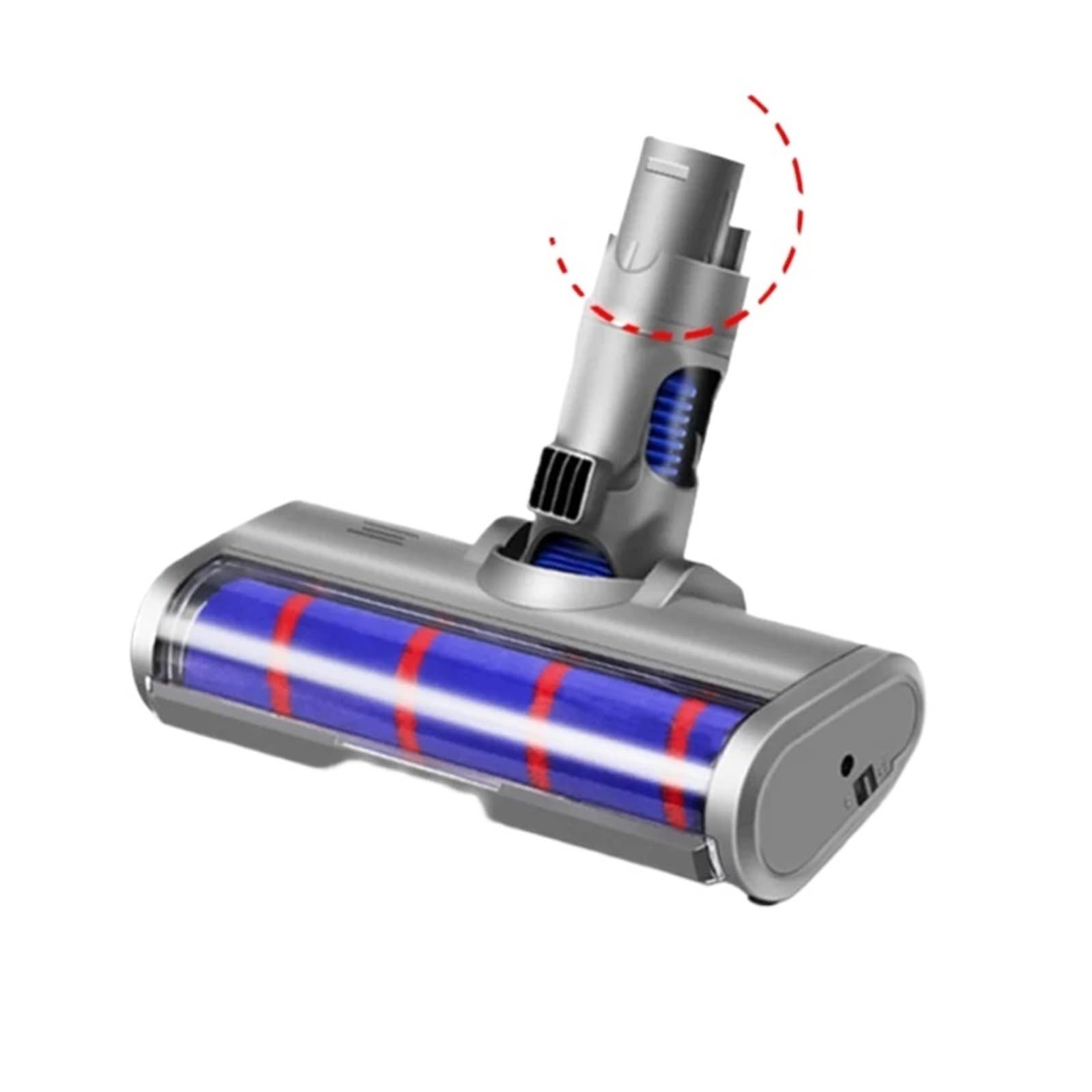 VAMOARPOL Floor Brush Head Compatible For Dyson V6 DC45 DC58 DC61 DC62 DC74 Vacuum Cleaner Soft Sweeper Replacement Roller Head Floor Brush
