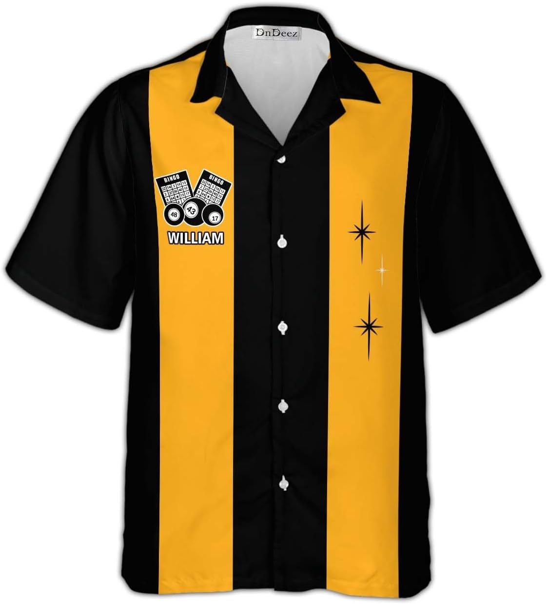 Custom Bingo Shirts, Personalized Bingo Hawaiian Shirts Unisex, Sizes S - 5XL