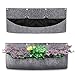 Produktbild Pflanztaschen Hängend, ANSUG Horizontal Hängende Wand Pflanzer Blume Pflanze Wachsen Taschen für Balkon Terrassen Garten Yards Apartments Home Decoration