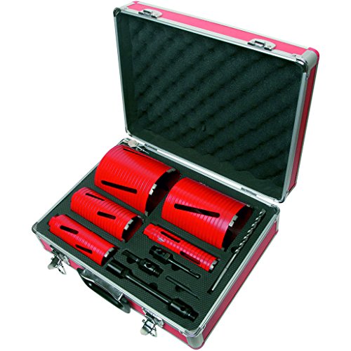 DART 5-Piece Diamond Core Drill Bit Set, Red Ten DCD