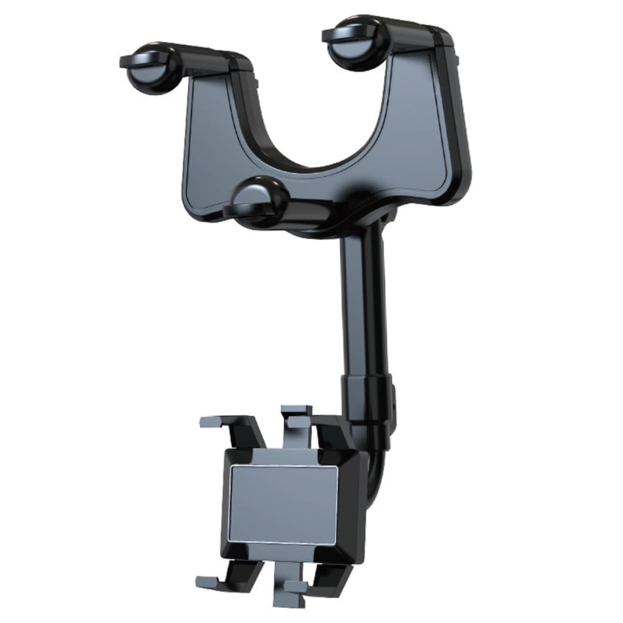 Mobestech Cellulare Facile Auto Colla e Abs Supporto Nero per Pu la Navigazione da Rimuovere Durante la Guida in Veicolo