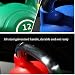Kettlebell HAHA Color PU Competitiva Pesas Rusas, Manijas De Acero Plateado, Multifunción...