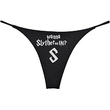 Wanna Slyther On In Womens Funny Thong Wizard Witch Pack of 1