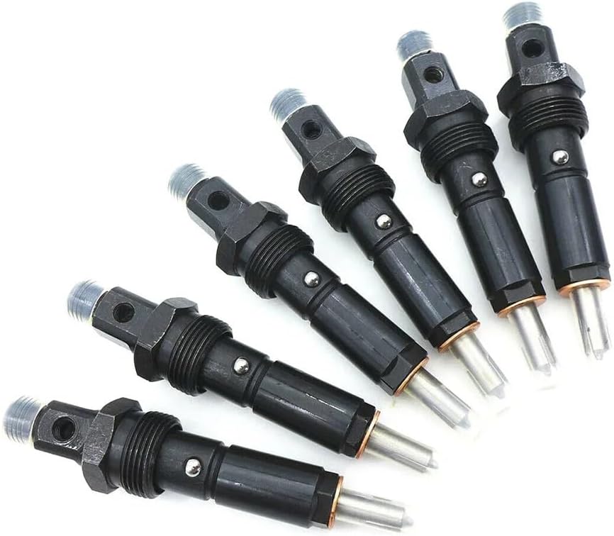 6pcs KDAL59P6 3283562 Fuel Injector Set & Ring Kit Compatible With Cummins 5.9L Nozzle Holder P7100 Car Replacement Accessories
