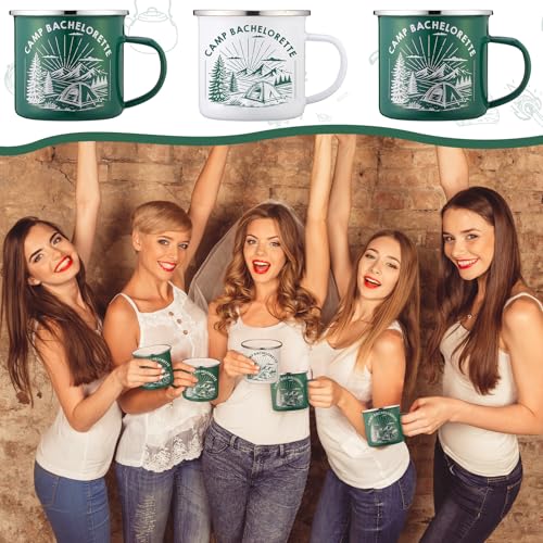 Set de 6 mugs esmaltados para despedida de soltera miniatura 3